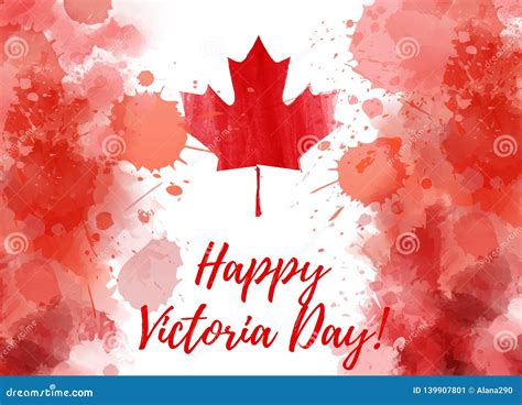 Victoria Day Holiday Stock Vector Illustration Of Card 139907801