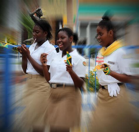 Jamaican School Girls Photograph By Audrey Robillard