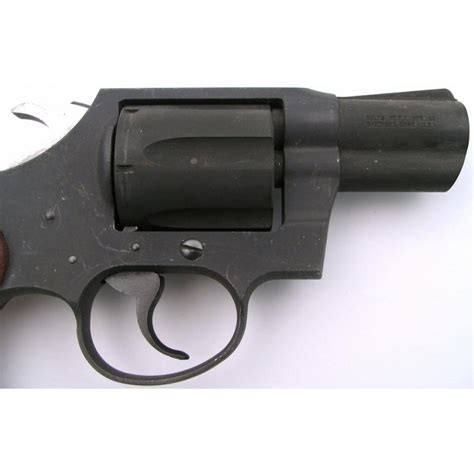 Colt Agent 38 Special Caliber Revolver Parkerized Gun In Very Good