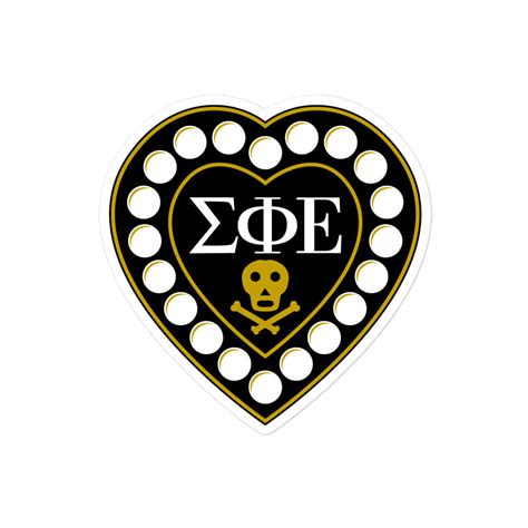 Sigma Phi Epsilon Founders Badge Sticker Fraternity Decals Greek