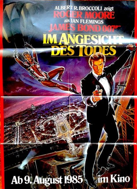 James Bond 007 A View To A Kill Roger Moore Poster Catawiki