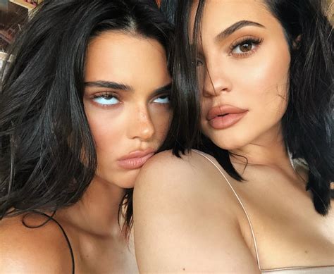 Kendall Jenner And Sister Kylie Practice Pouting Selfies As They Share