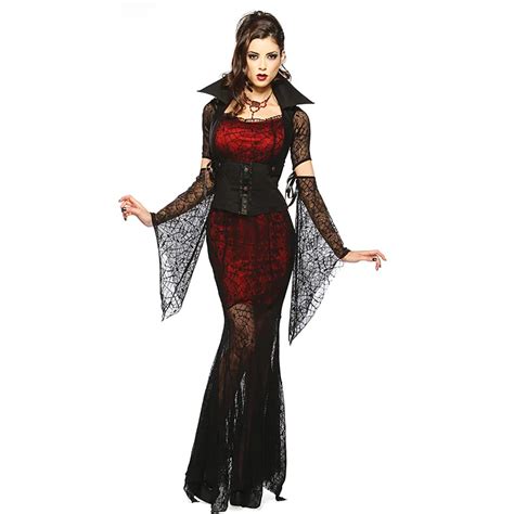 Buy Sexy Gothic Dress Costume Halloween Costume Hot Witch Vampire Costume Women