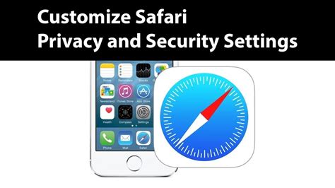 How To Customize Safari Privacy And Security Settings Youtube