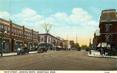 Wakefield Massachusetts Main Street Looking North Wakef Flickr