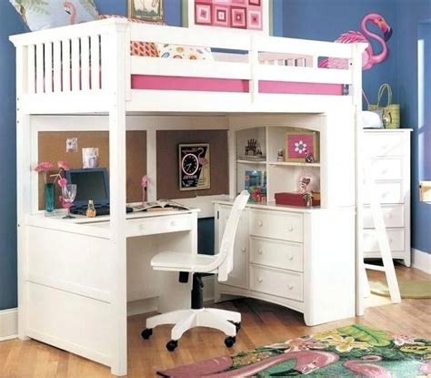 Dec 04, 2020 · provided you're not intimidated by the idea of ladder climbing, a loft bed is one of the very best ways to make the most of a really, really small space. full size bunk beds with desk bedroom stunning full size ...