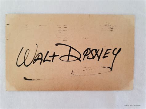 Walt Disney Autographed 8x10 Photo Coa Wd37964 Etsy