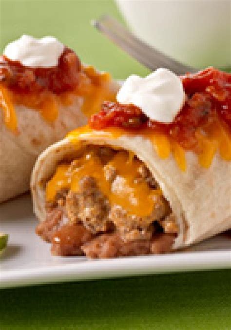 A super easy meal to make and it's equally delicious! Beef & Bean Burritos Grande | Recipe (With images ...