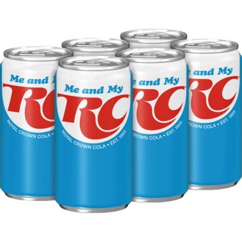 Rc Cola Mini Cans 6 Cans 75 Fl Oz Kroger