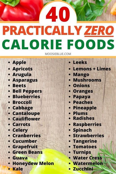 A Zero Calorie Foods List To Make Delicious Healthy Recipes Snacks