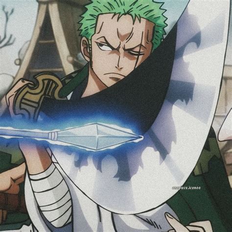 One Piece Icons Roronoa Zoro 💚 In 2020 One Piece Drawing Anime