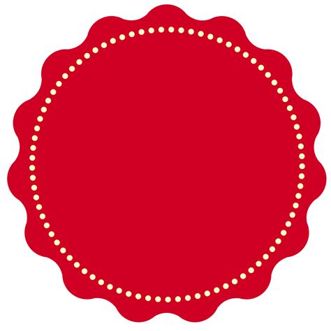 Red Badge Transparente Png Png Mart