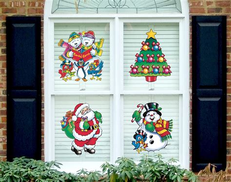 137 Christmas Window Clings