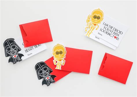 Easy Star Wars Valentines You Can Make With A Cricut The Homes I