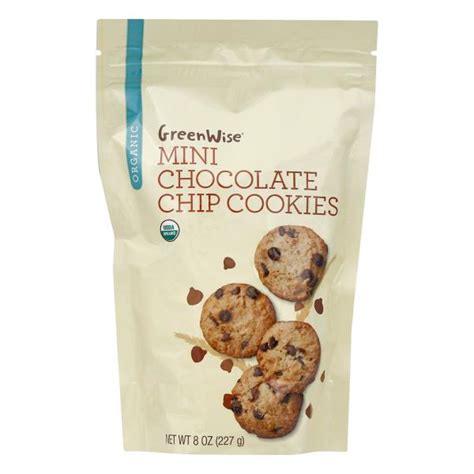 Greenwise Cookies Organic Chocolate Chip Mini Publix Super Markets