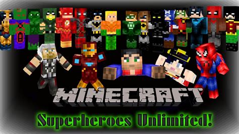 Скачать мод на Майнкрафт на супергероев Superheroes Unlimited — Pro