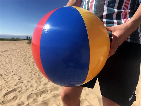 Beach Ball In The Sand Stock Photo Image This Free To Use Flickr