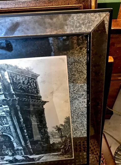 Pair Of Piranesi Engravings In Mirrored Frames And Mats At 1stdibs