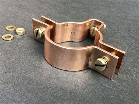 Copper Universal Pipe Clamp 50mm Diameter Copper Pipe Fittings