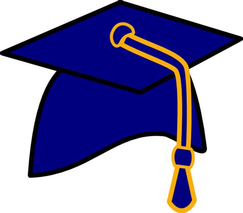 Blue Graduation Cap Clipart Fiesta De Graduación Decoracion De