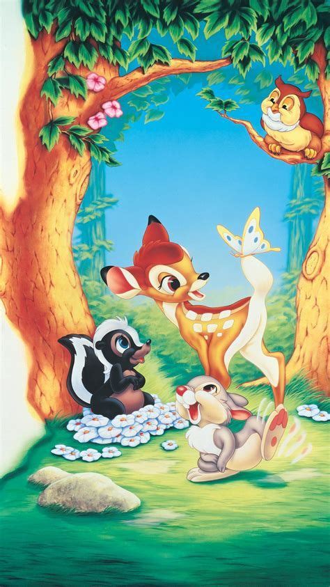 Bambi Wallpapers Wallpaper Cave C Disney Paintings Bambi Disney Disney Wallpaper