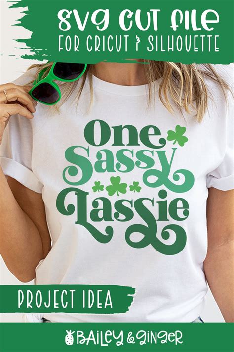 Sassy Lassie Funny St Patricks Day Svg