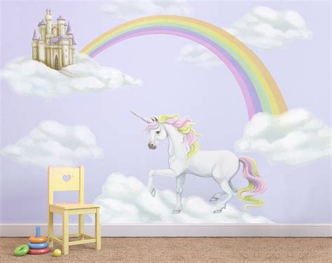 Experiment with deviantart's own digital drawing tools. Rainbow Unicorn Wall Decals Wall Stickers Room Sets ...