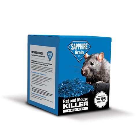 Lodi Sapphire Grain 25 Rat And Mouse Killer Poison Brodifacoum