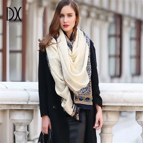 Wool Ladies Wool Scarf Shawl Printed New Arrival Solid Long Scarves Wraps 100 Pure Wool Wraps