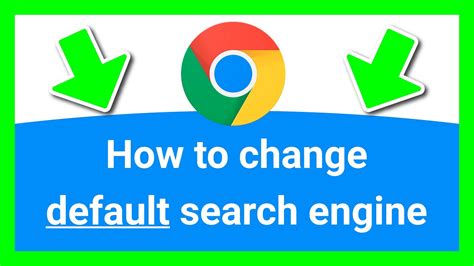 Chrome How To Change Default Search Engine Clear Steps Youtube