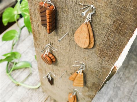 Make Your Own Wooden Earrings — The Green Project