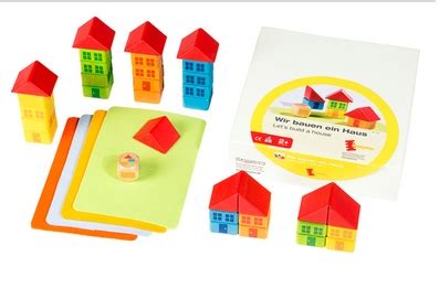 Die ausstellung bau  spiel  haus widmet sich in thematischen clustern einer besonderen, der bau  spiel  haus feiert mit über hundert werken aus über hundert jahren dieses vermächtnis. Wir bauen ein Haus, Farbwürfel-Spiel, ab 2 Jahre kaufen ...