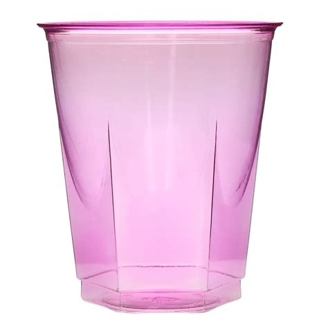 Crystal Disposable Party Cups Fuchsia 875oz 250ml Drinkstuff