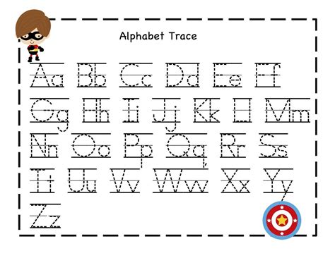 Dot Letters For Tracing Free