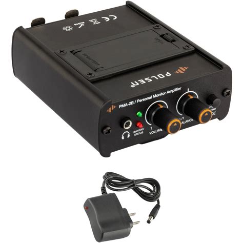Polsen Pma B Stereo Personal In Ear Monitor Amplifier Kit With