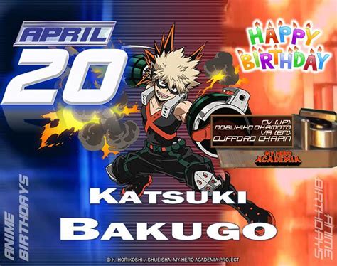 Happy Birthday To My Boy Katsuki Bakugo Rbokunoheroacademia
