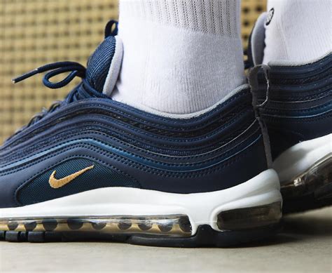 Now Available Nike Air Max 97 Midnight Navy Metallic Gold
