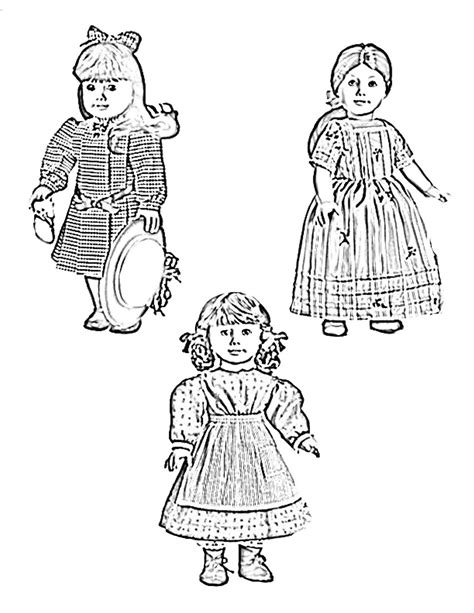 American Girl Doll Coloring Pages To Download And Print For Free