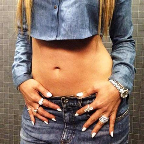 Jennifer Lopez Shows Off Perfect Stomach In Cropped Denim Shirt E News