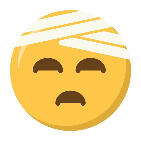 Face With Head Bandage Emoji Icon 38252442 Vector Art At Vecteezy