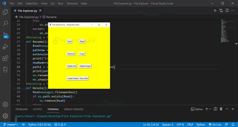 Python File Explorer Project With Source Code Project Gurukul