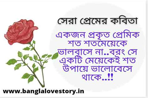 সেরা প্রেমের কবিতা Bengali Poem On Love