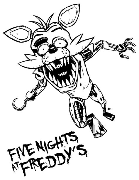10 Dibujos Para Colorear Five Nights At Freddys