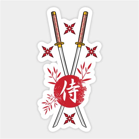 Medieval Japanese Katana Katana Sticker Teepublic