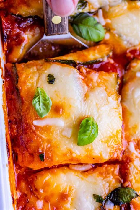 Zucchini Lasagna Recipe Easy And Cheesy The Food Charlatan