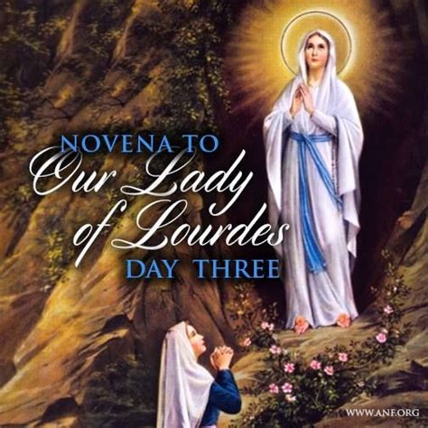 Novena To Our Lady Of Lourdes Feast February 11 Our Blessed Mother