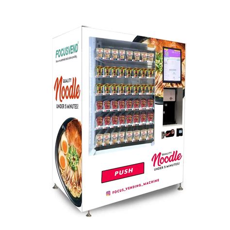 New Style Intelligent Full Automatic Korean Ramen Vending Machine