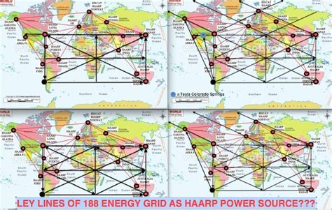 Tesla Haarp Cern And Lhc Design Connected To 188 Ley Line Energy Grid
