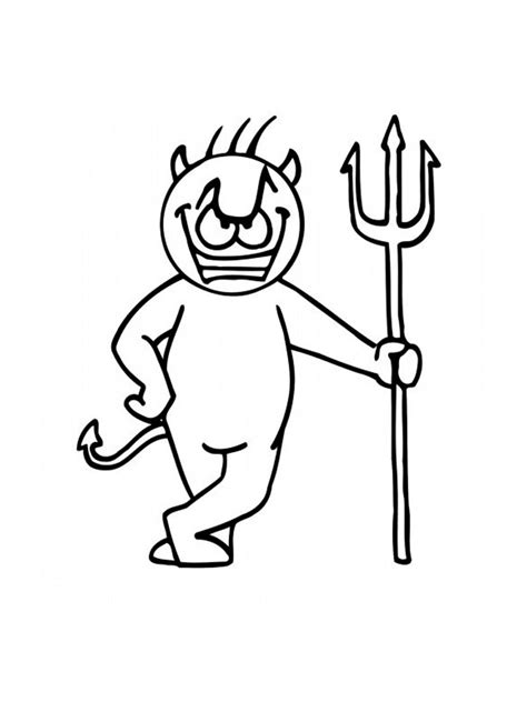 Devil Coloring Pages Download And Print Devil Coloring Pages