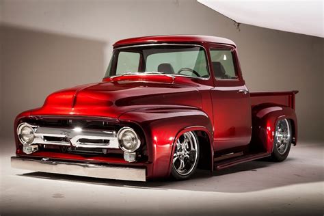 Cool 1956 F100 Pickup Street Rod Hot Usa Truck Car Kd125 Living Room Free Download Nude Photo
